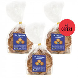 2 sachets de crakou myrtille achetés, le 3ème OFFERT