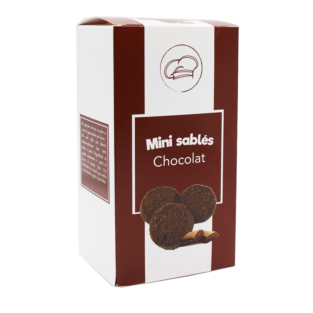 Mini sablés chocolat - boîte de 200g - Biscuiterie de Camaret