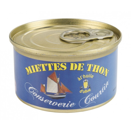 Miettes de thon à l'huile d'olive