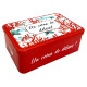 Assortiment Palets et Galettes Nature - Boîte métal corail