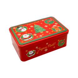 Assortiment Palets et Galettes Nature - Boîte illustration de noel