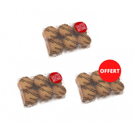 2 sachets 460G galettes achetés, le 3 ème OFFERT