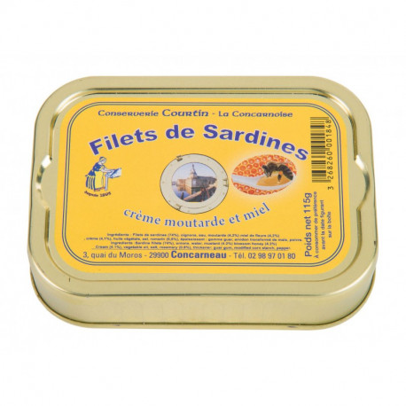 Filets de sardines à la sauce armoricaine 115g